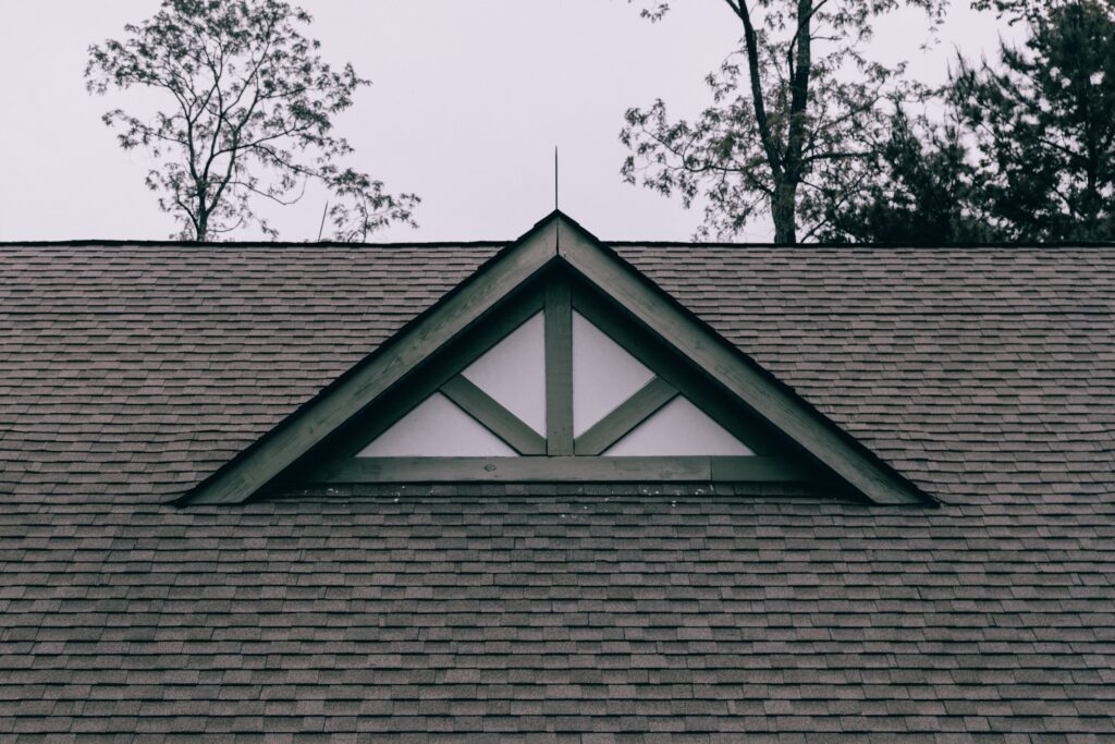 roof with gable and window